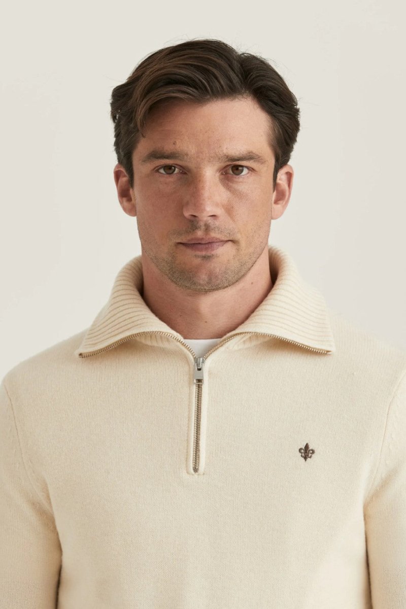 Morris Stockholm Hertford Half Zip - Mandy