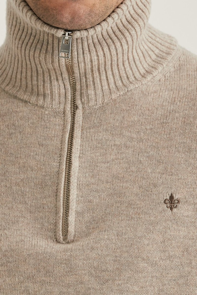 Morris Stockholm Hertford Half Zip - Mandy