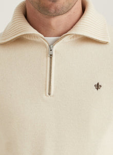 Morris Stockholm Hertford Half Zip - Mandy