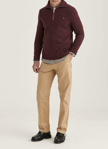 Morris Stockholm Hertford Half Zip - Mandy