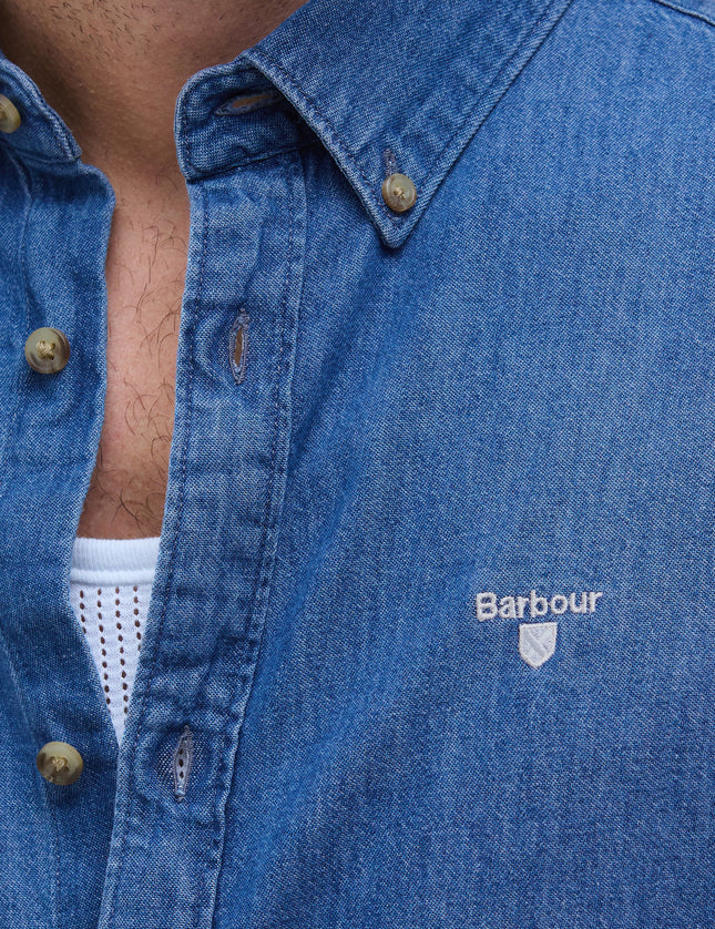 Denim Crest Tailored Long-Sleeved Shirt