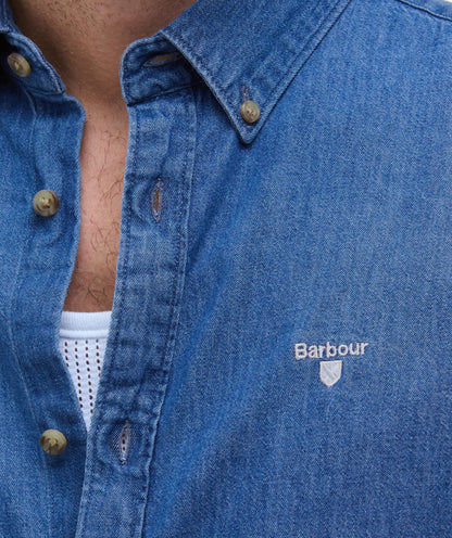 Denim Crest Tailored Long-Sleeved Shirt