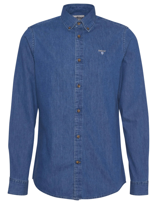 Denim Crest Tailored Long-Sleeved Shirt