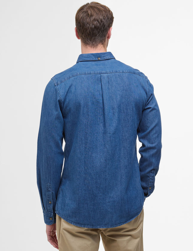 Denim Crest Tailored Long-Sleeved Shirt