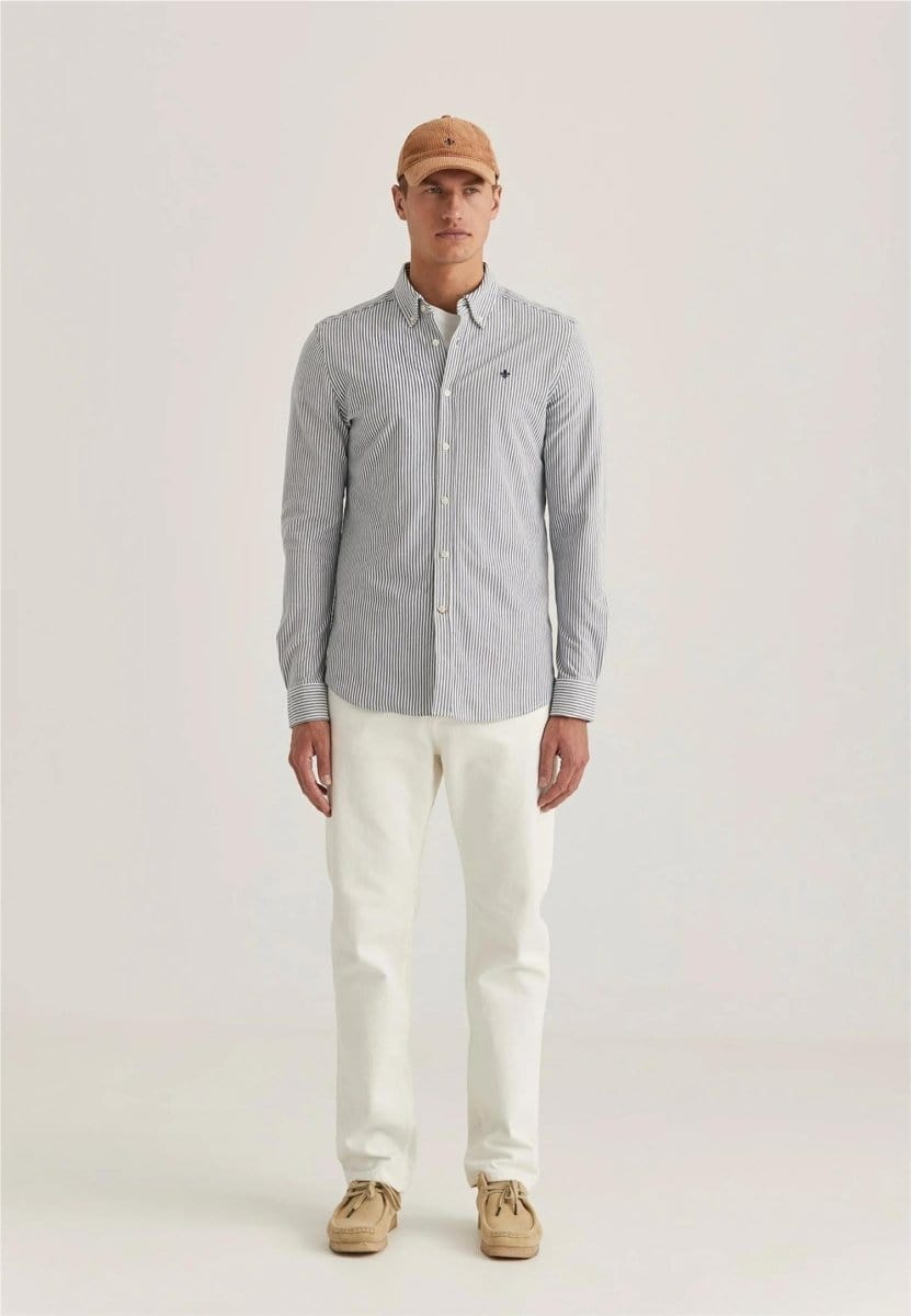 Morris Stockholm Ivory bd striped jersey - Mandy
