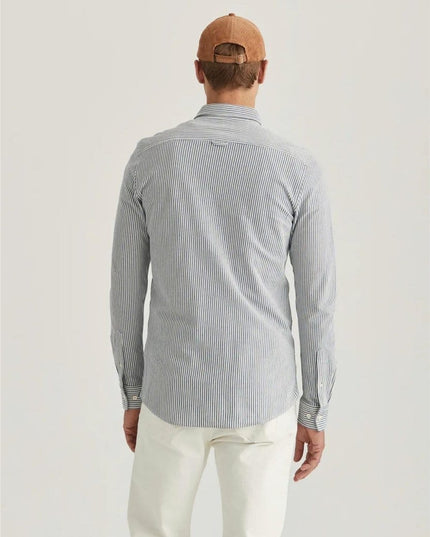 Morris Stockholm Ivory bd striped jersey - Mandy