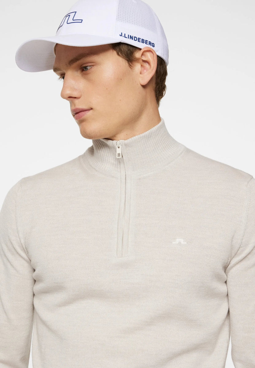 J.Lindeberg Kian Zipped Sweater - Mandy