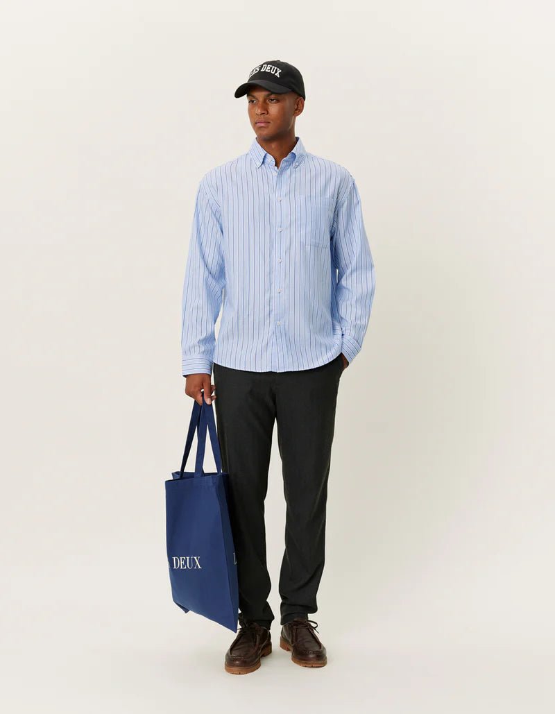 Les Deux Kolton Herringbone Poplin - Mandy
