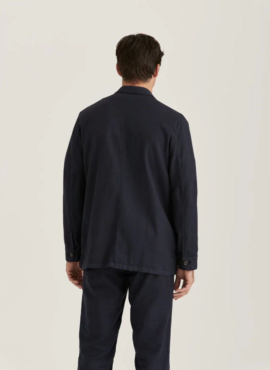 Morris Stockholm Linen Shirt Jacket - Mandy