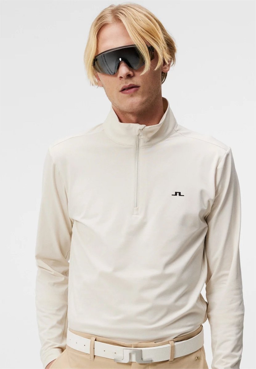 J.Lindeberg Luke Quarter Zip Mid Layer - Mandy