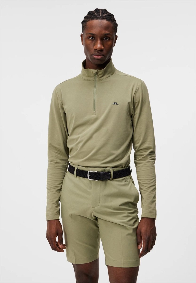 J.Lindeberg Luke Quarter Zip Mid Layer - Mandy