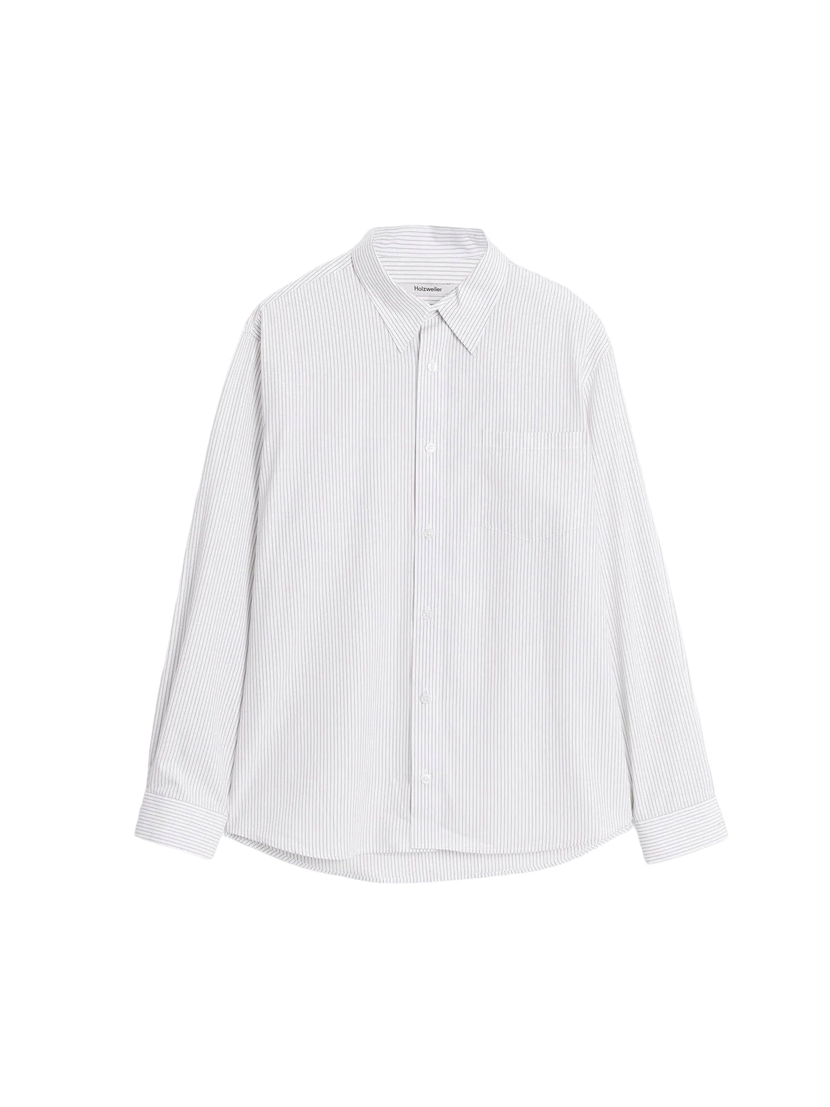 Salt Bamboo Mix Skjorte – Grey Stripe