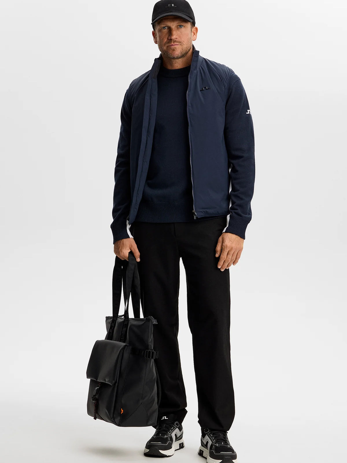 Chester Side Stripe Knit Crew – JL Navy