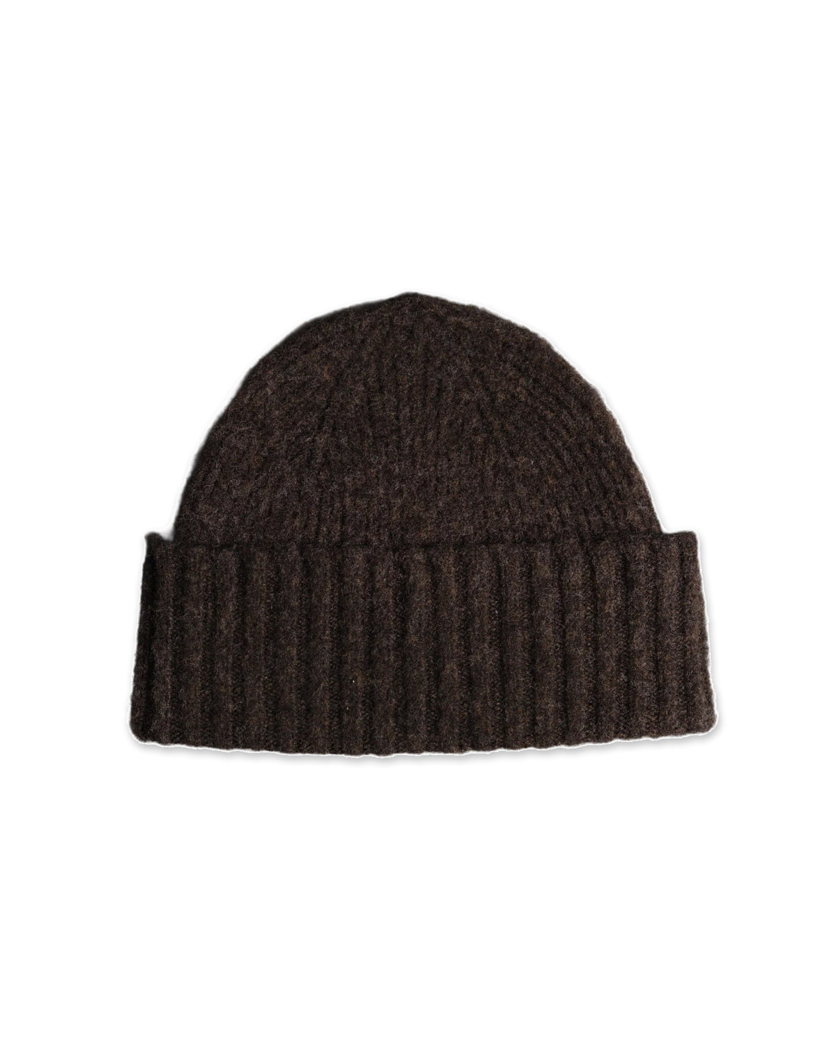 Fishtail Shaggy Beanie - Brown