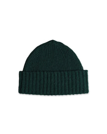 Fishtail Shaggy Beanie - Bottle Green