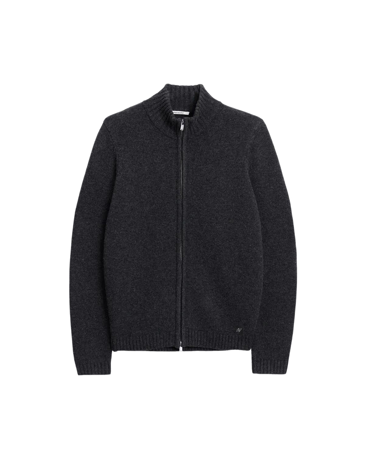 Andreas Zip-Up Cardigan - Dk. Grey