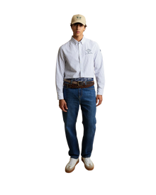 Cisco Seersucker Skjorte – Optic White / Ensign Blue