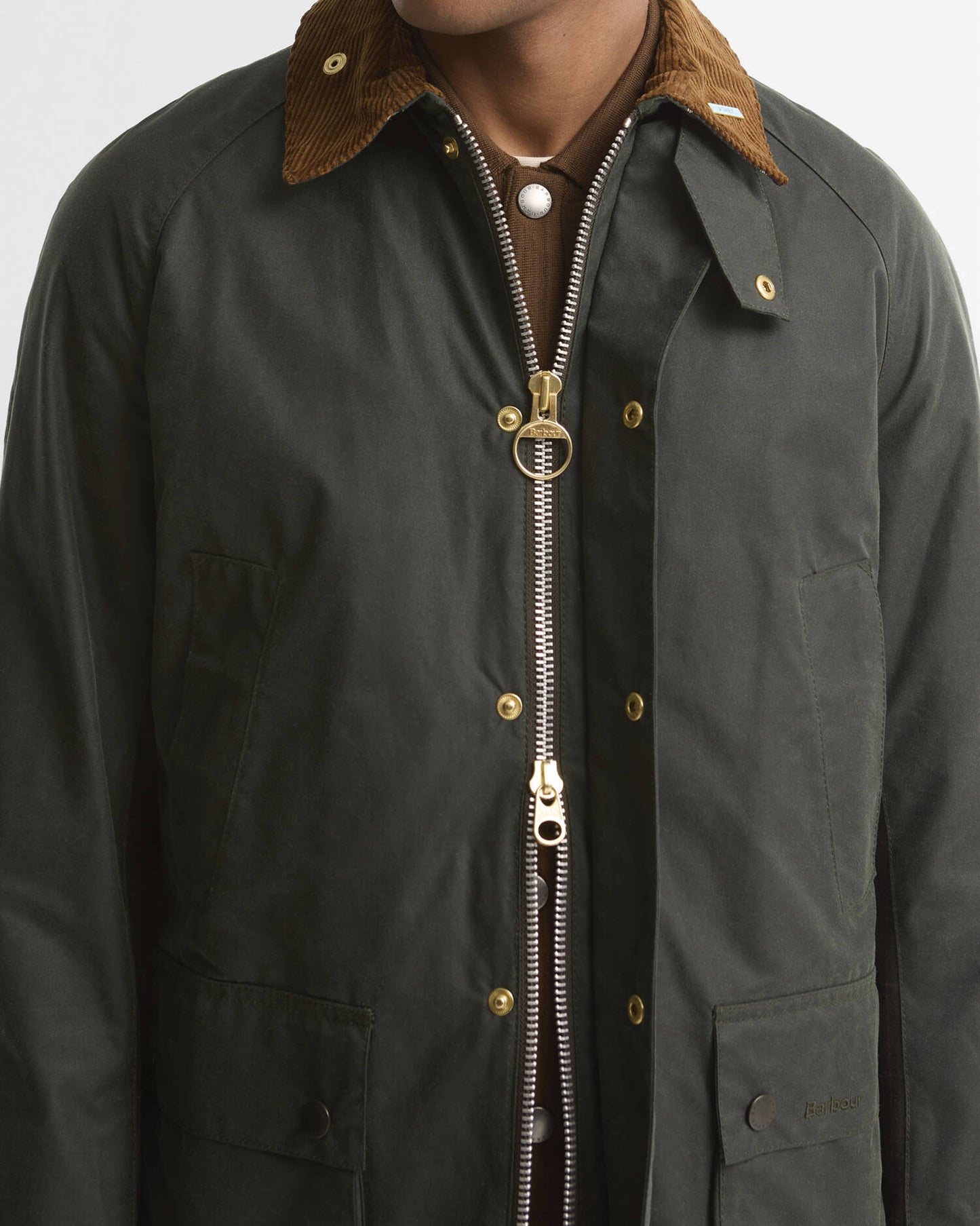 Barbour Icons Ashby Waxed Jacket Sage