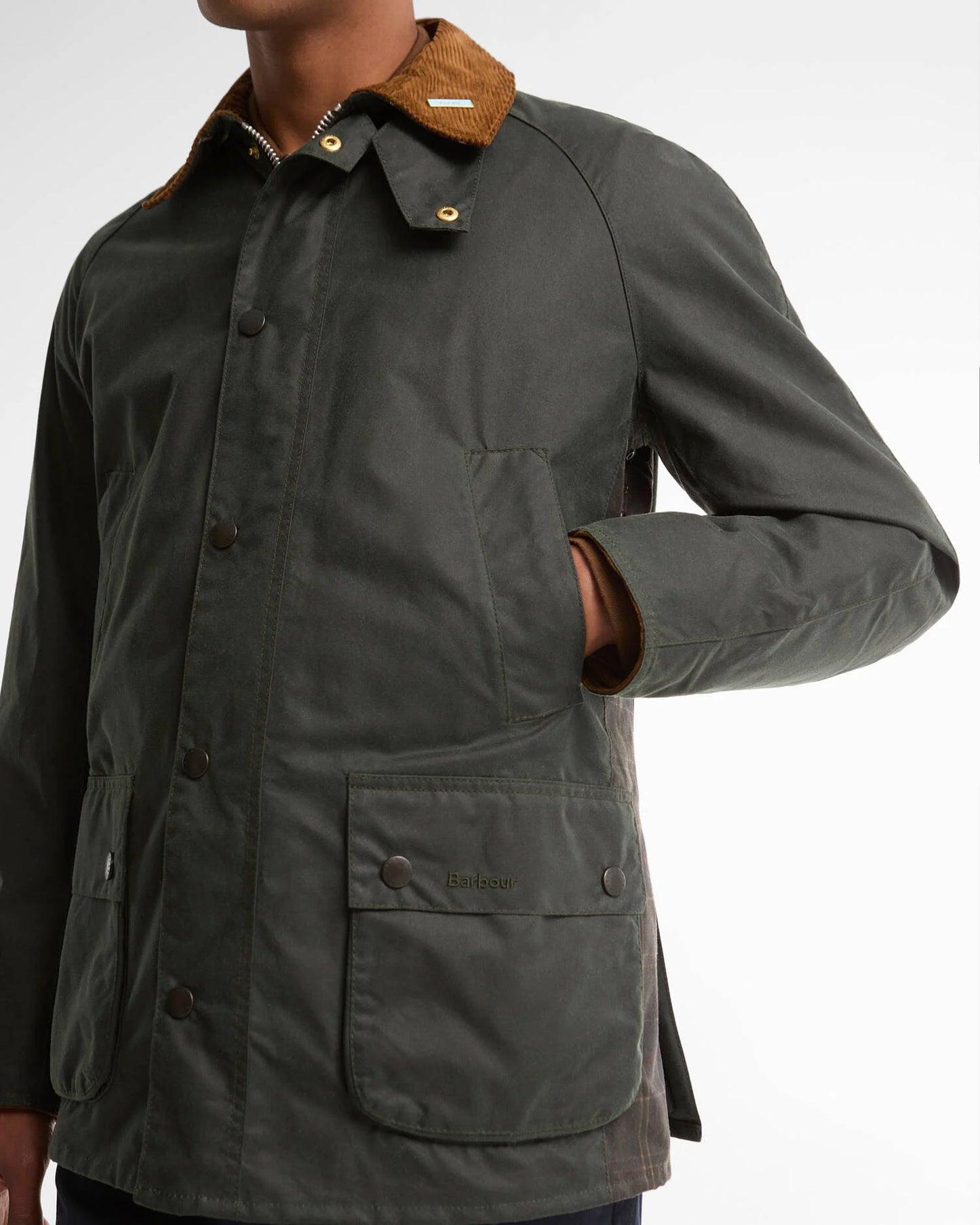 Barbour Icons Ashby Waxed Jacket Sage