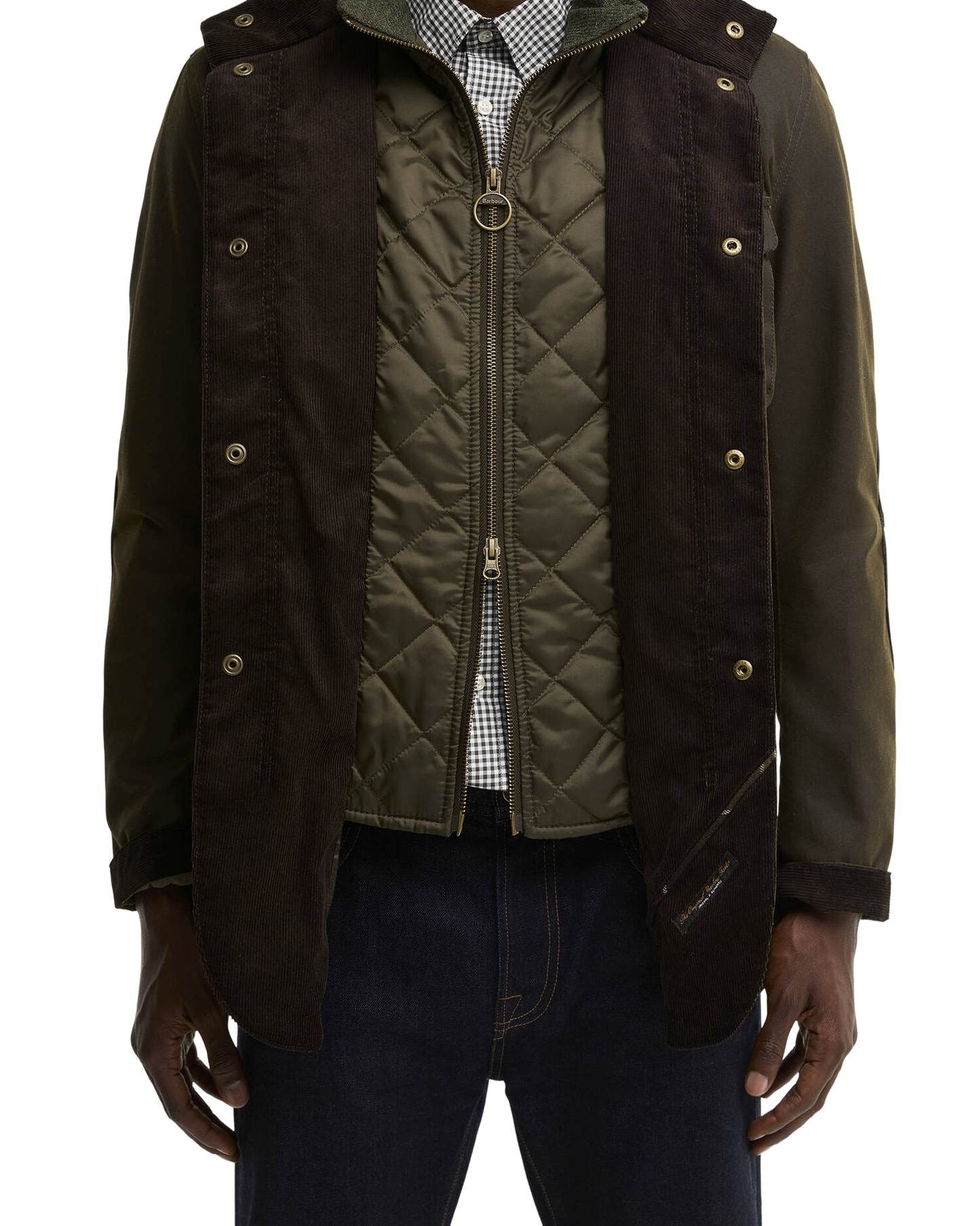 Ogston Waxed Jacket Olive