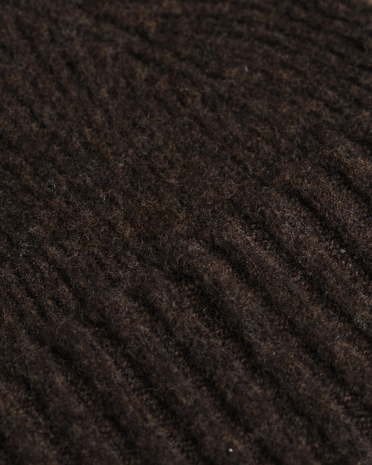 Fishtail Shaggy Beanie - Brown