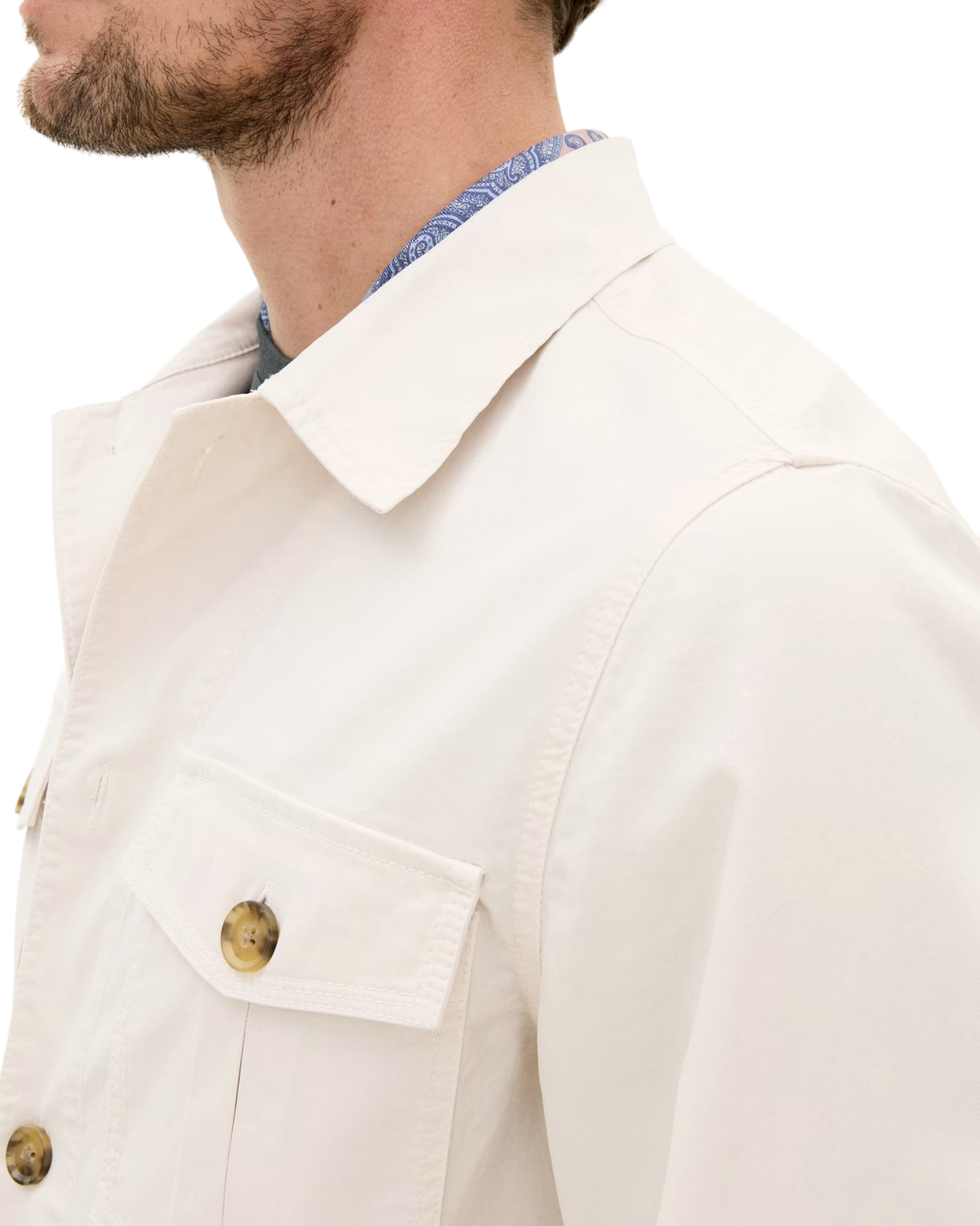 Oscar Jacobson Safari Shirt – White