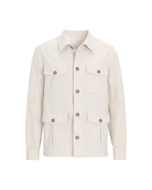 Oscar Jacobson Safari Shirt – White