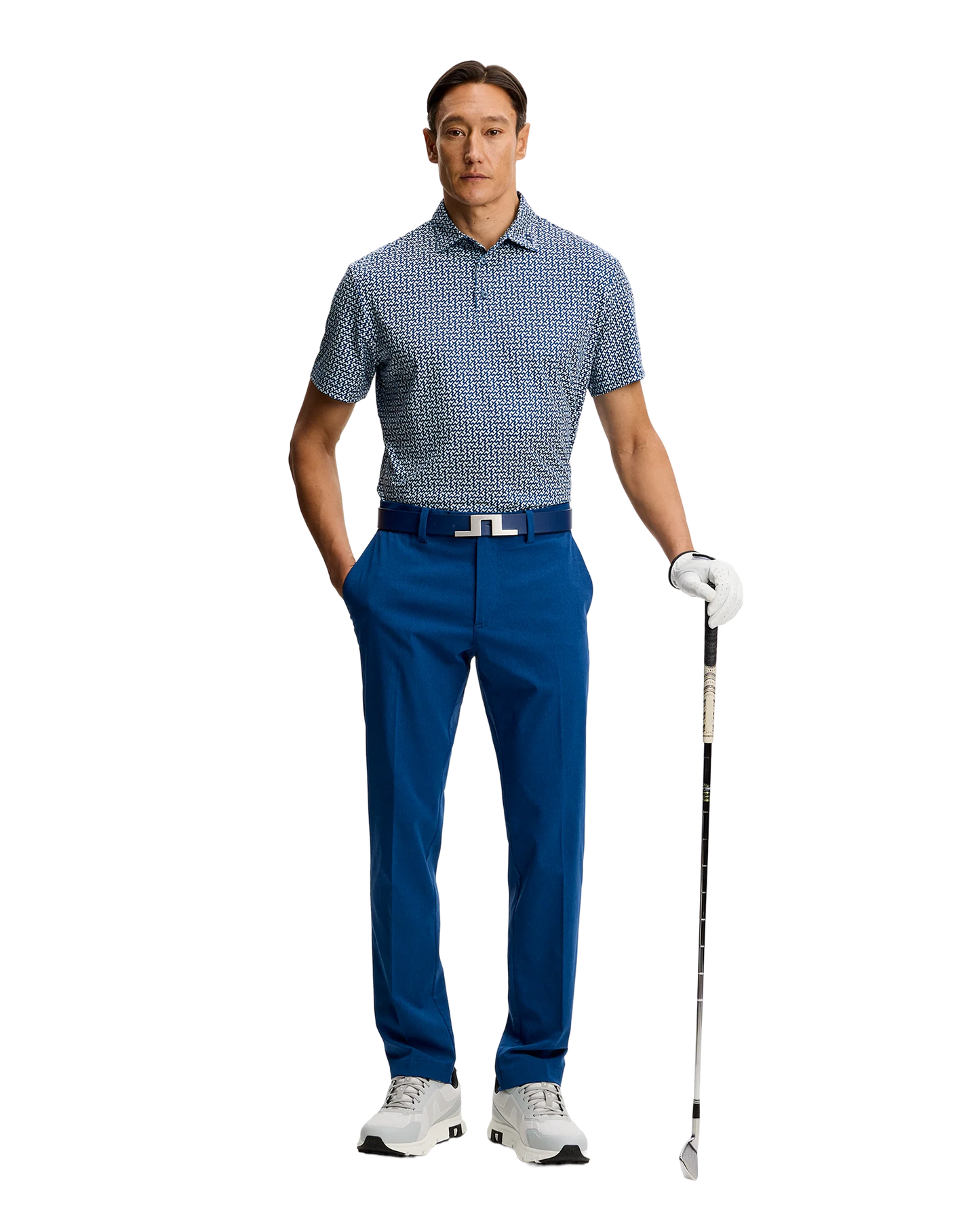 Bala Print Polo – Bias Bridge Estate Sky S