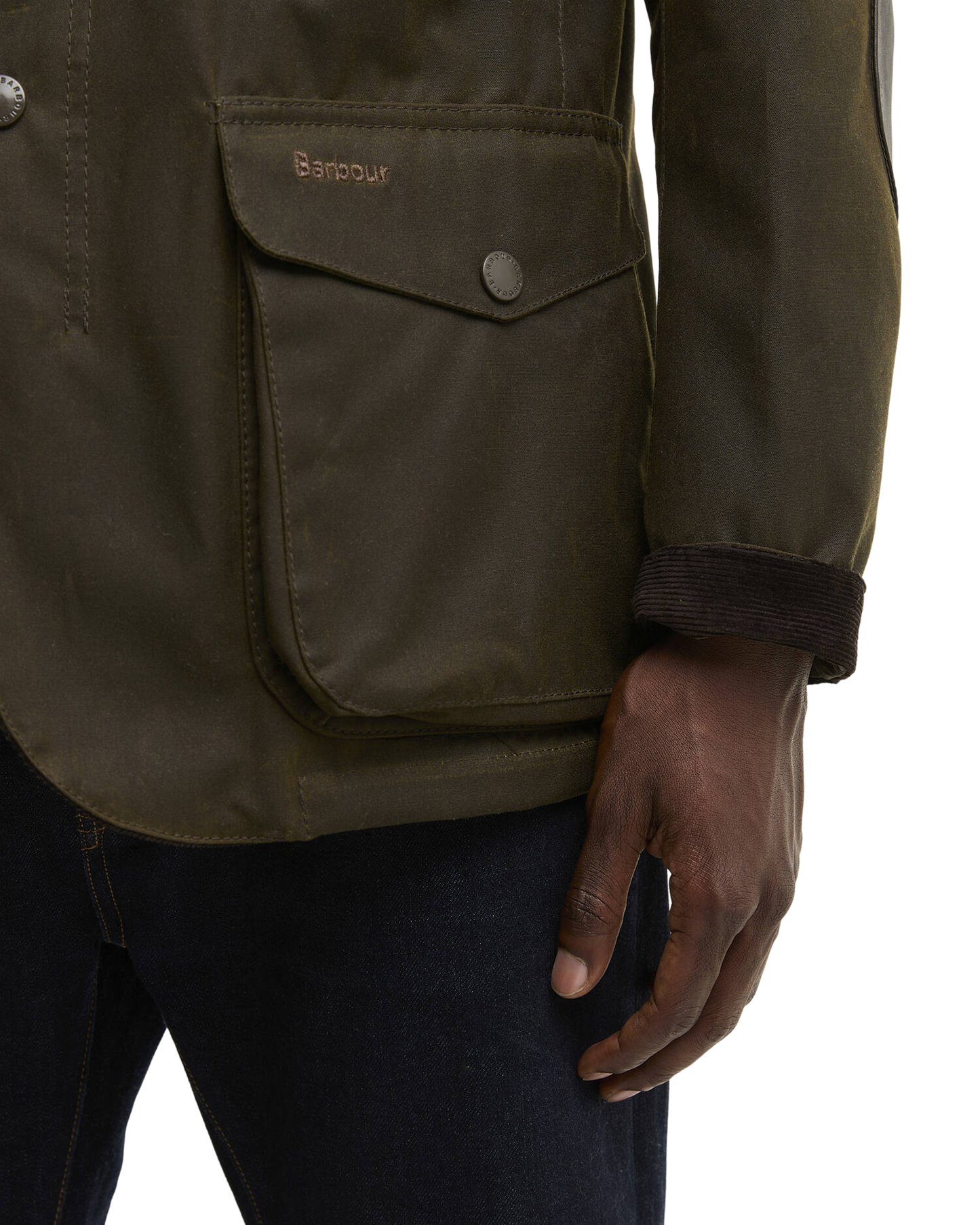 Ogston Waxed Jacket Olive