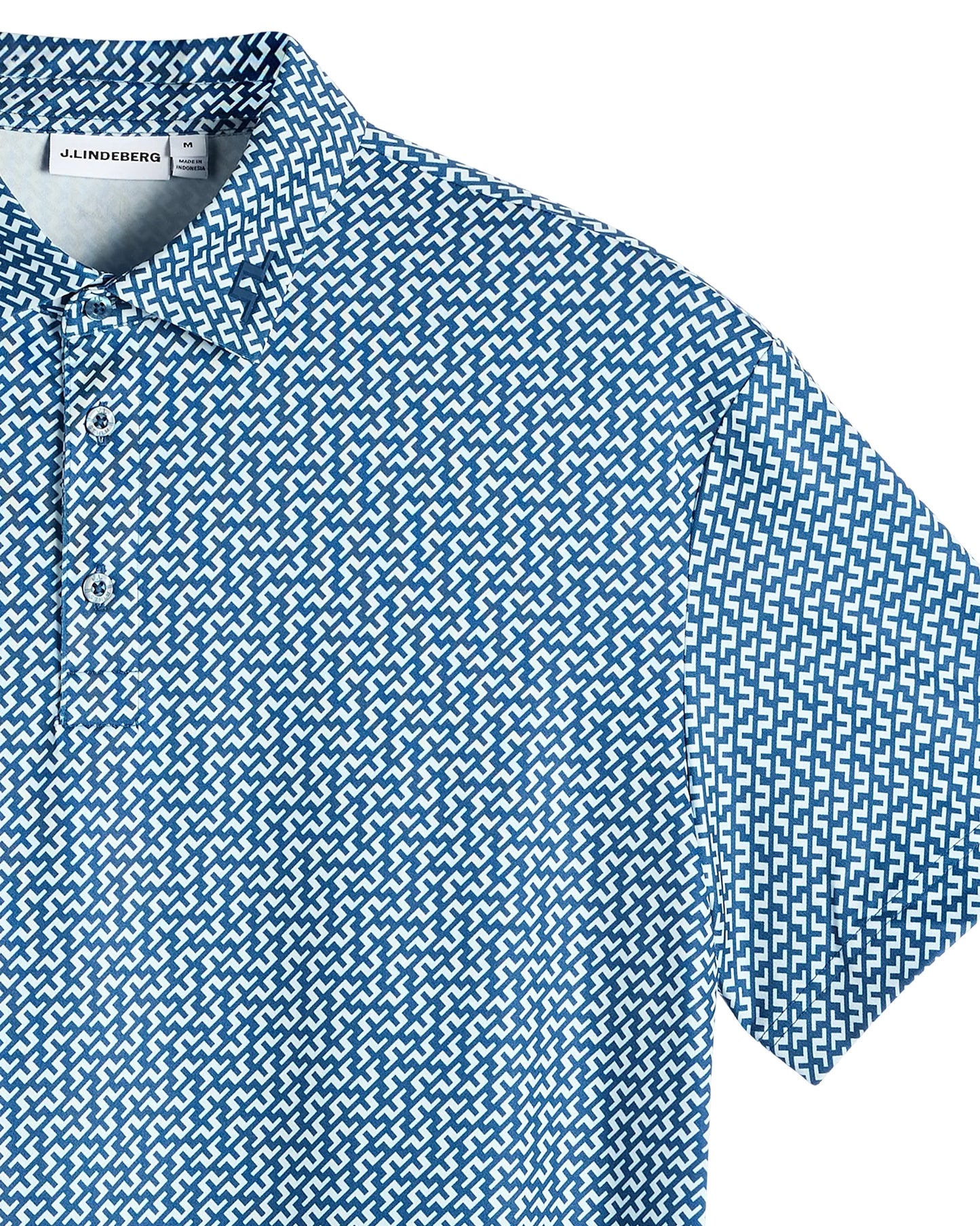 Bala Print Polo – Bias Bridge Estate Sky S