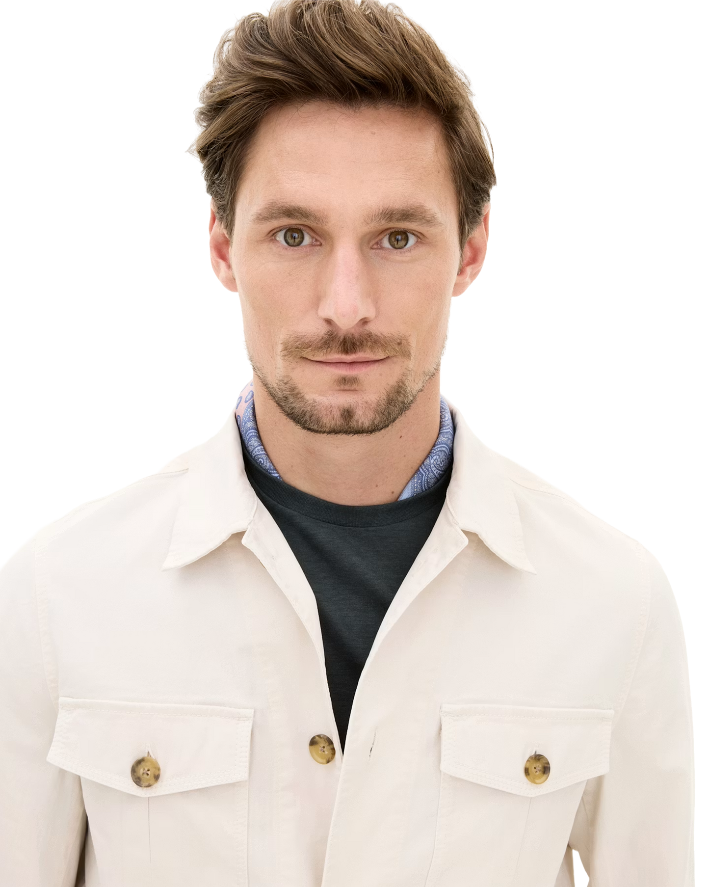 Oscar Jacobson Safari Shirt – White