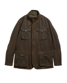 Ogston Waxed Jacket Olive