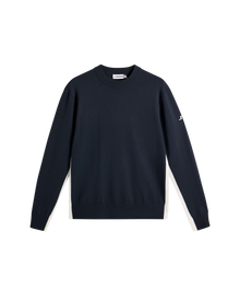 J.Lindeberg Chester Side Stripe Knit Crew – JL Navy