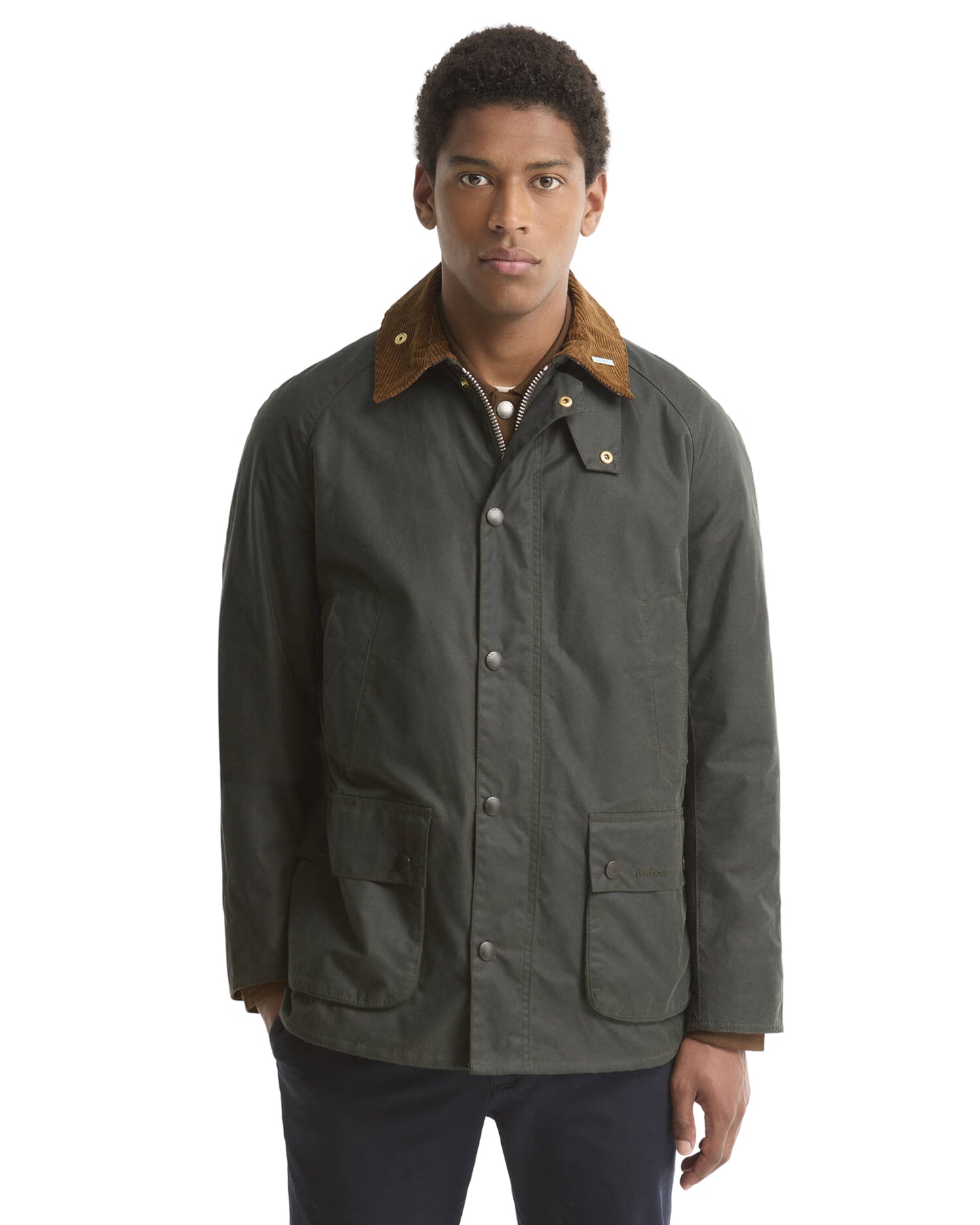 Barbour Icons Ashby Waxed Jacket Sage