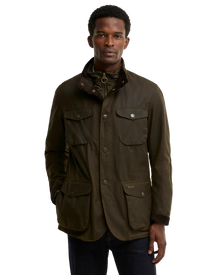 Ogston Waxed Jacket Olive