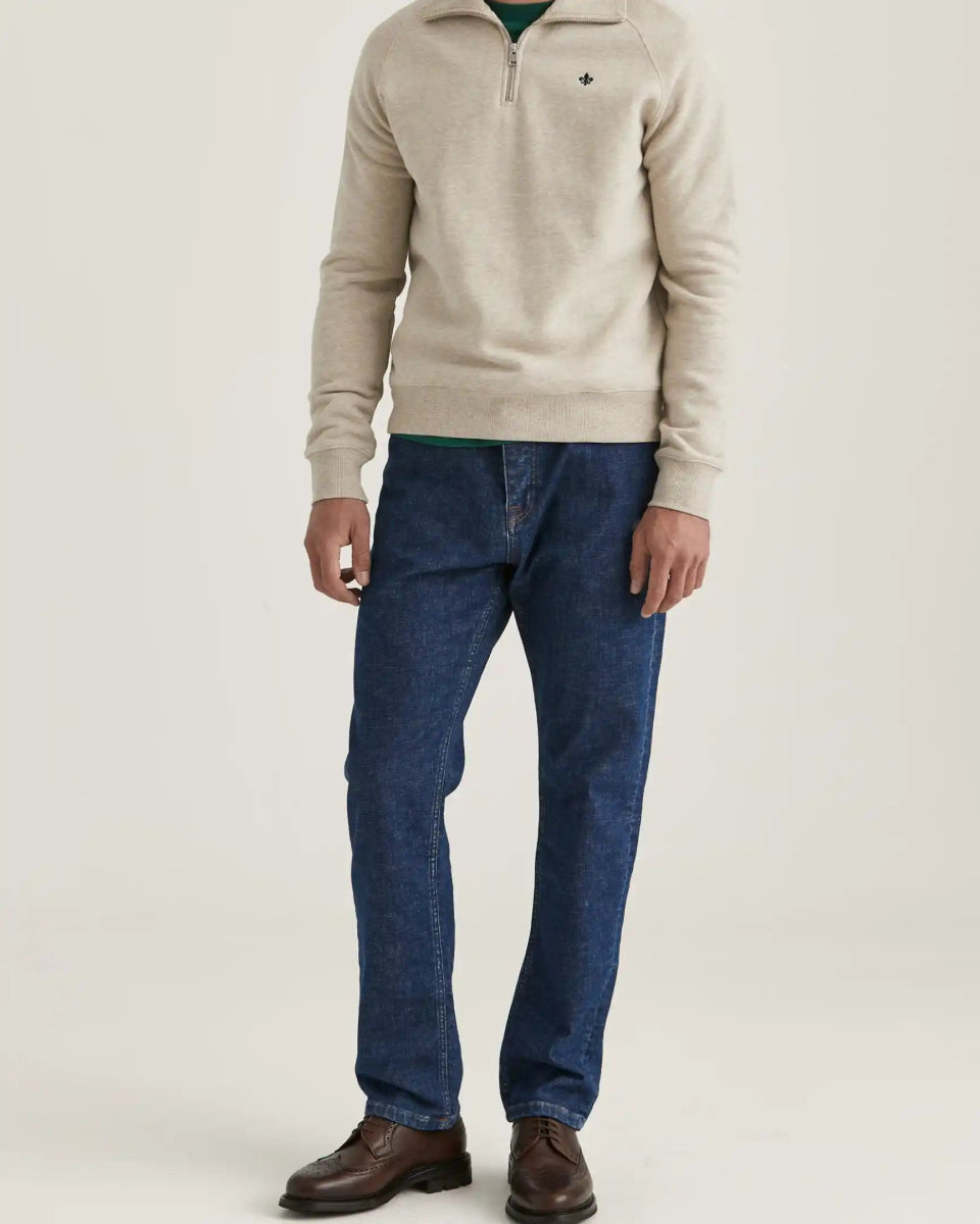 Morris Stockholm Maryon Half Zip - Mandy