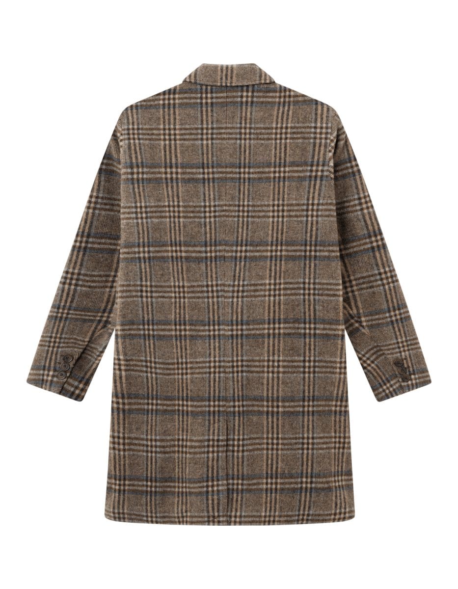 Les Deux Mckay check wool frakk - Mandy
