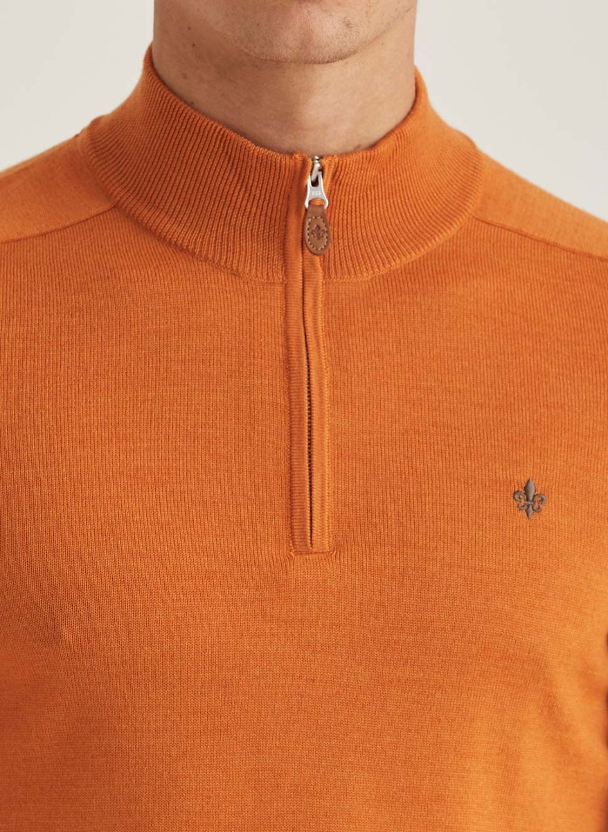 Morris Stockholm Merino john zip - Mandy