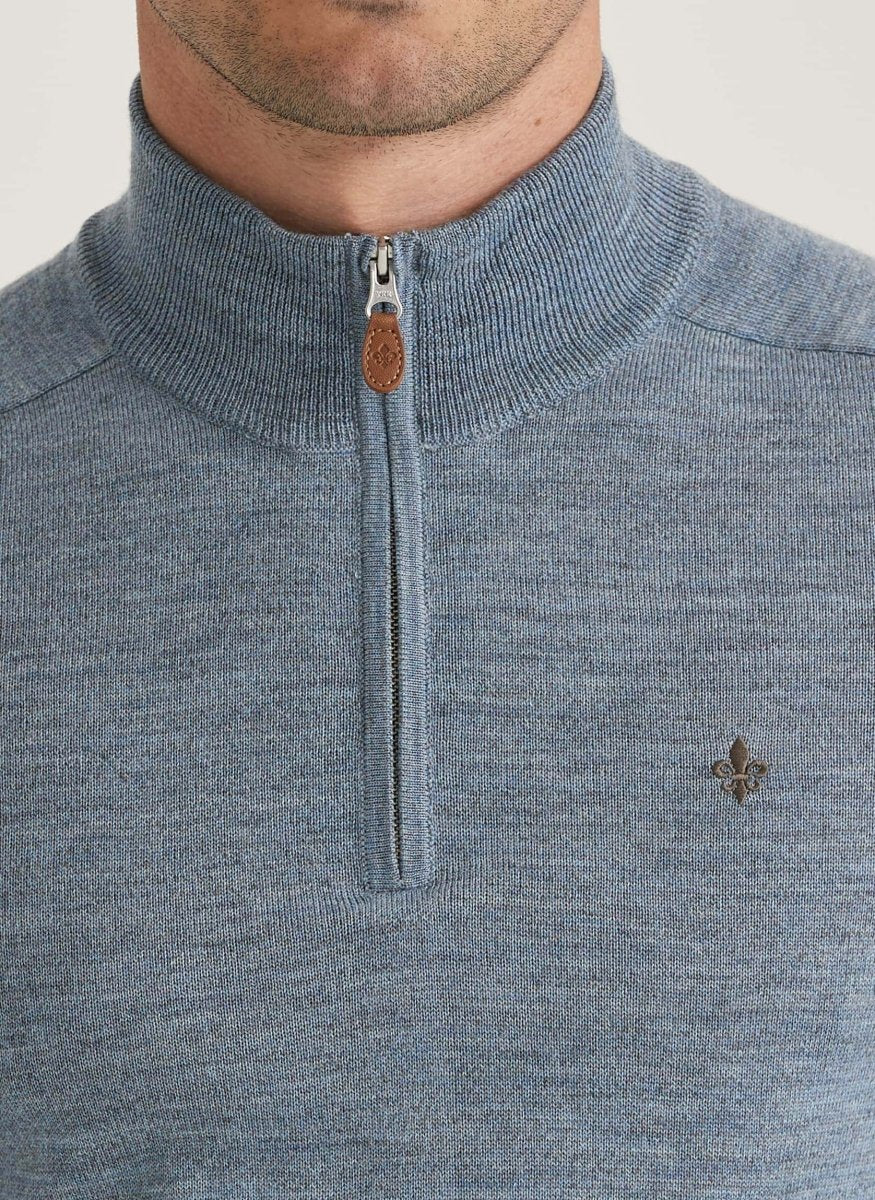 Morris Stockholm Merino John Zip - Mandy