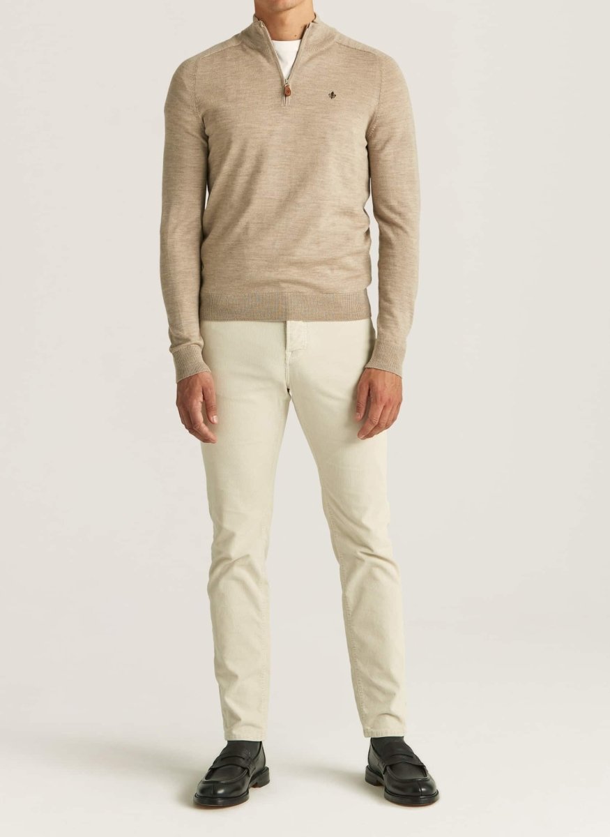 Morris Stockholm Merino John Zip - Mandy