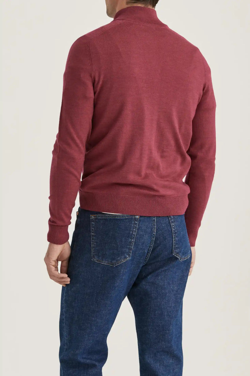 Morris Stockholm Merino John Zip - Mandy