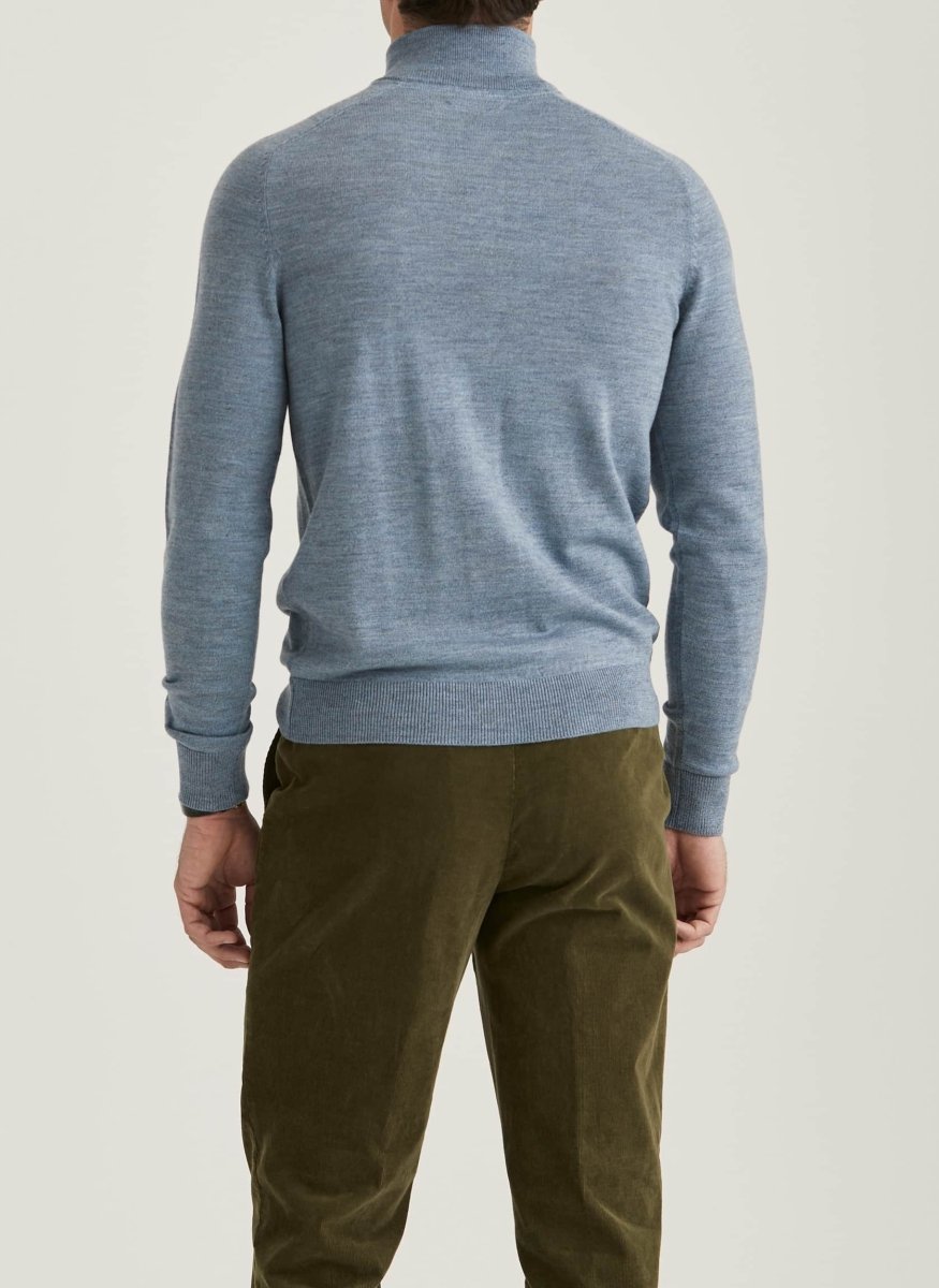 Morris Stockholm Merino John Zip - Mandy