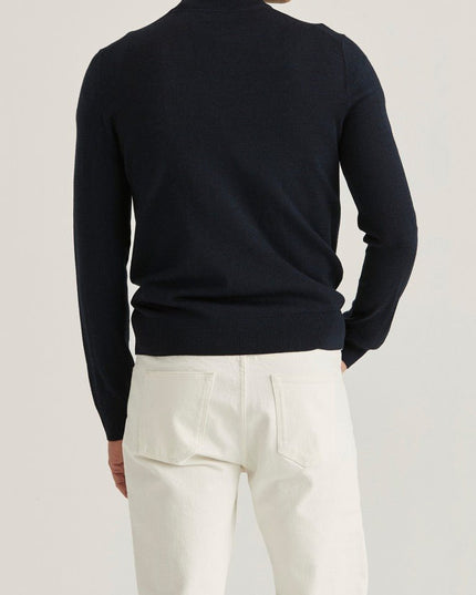 Morris Stockholm Merino Zip Cardigan - Mandy