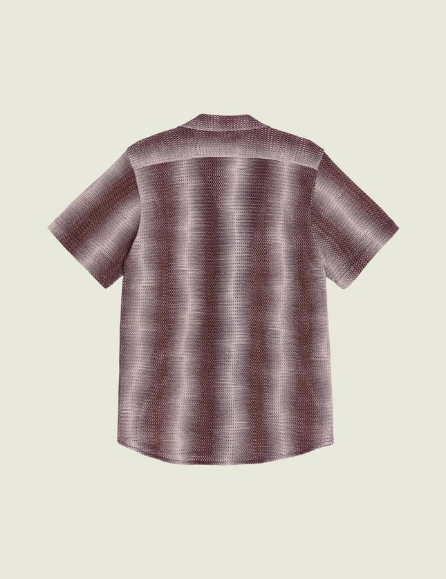 OAS Merlot Echo Cuba Net Shirt - Mandy