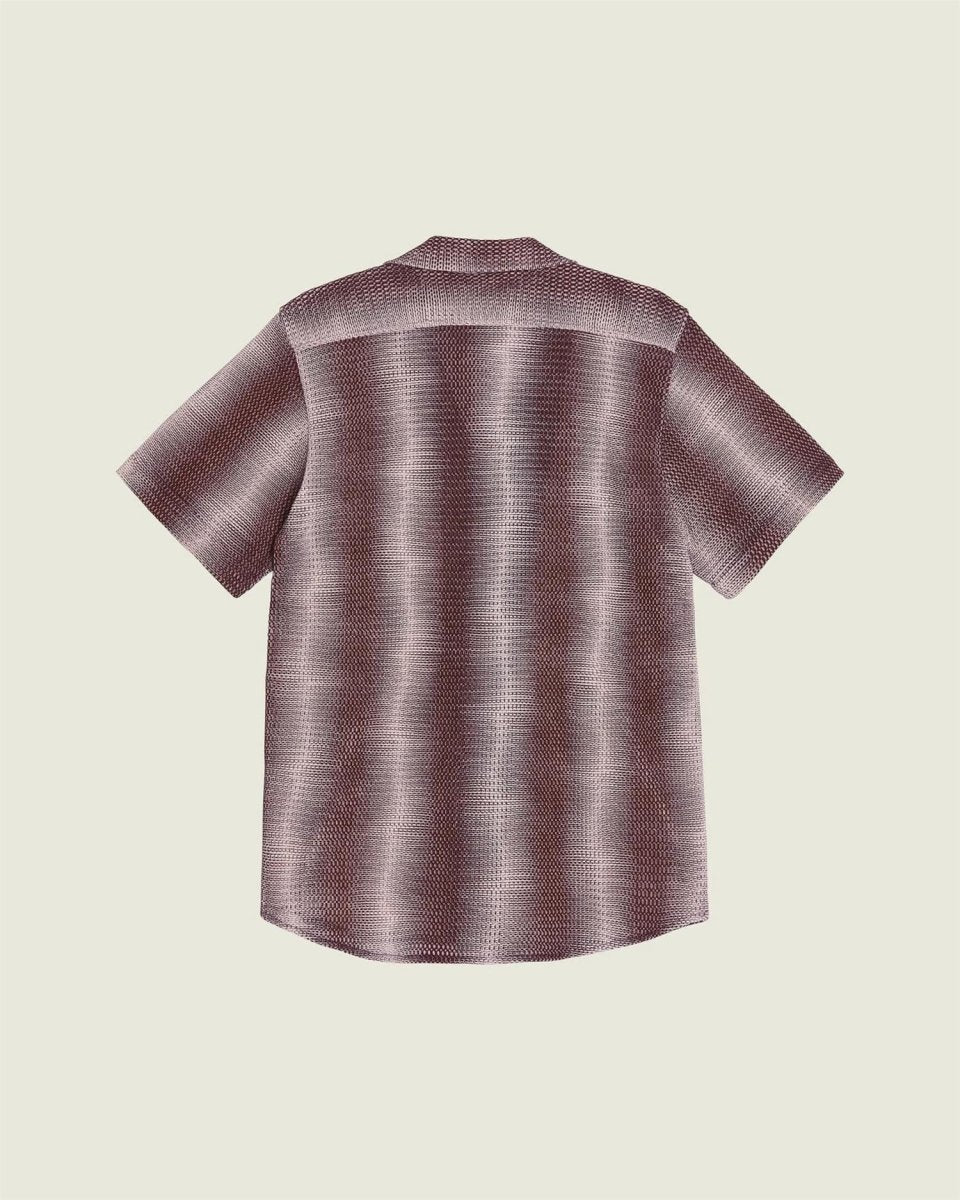 OAS Merlot Echo Cuba Net Shirt - Mandy