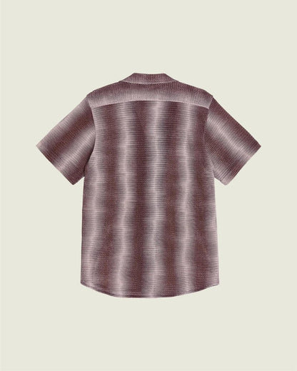 OAS Merlot Echo Cuba Net Shirt - Mandy