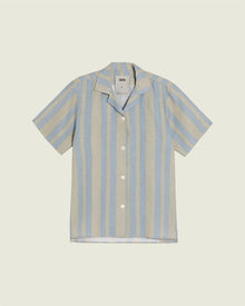 OAS Mist Strata Cuba Linen Shirt - Mandy