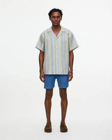 OAS Mist Strata Cuba Linen Shirt - Mandy