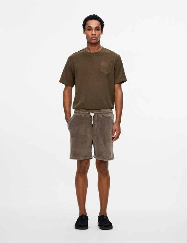 OAS Morel Velour Shorts - Mandy