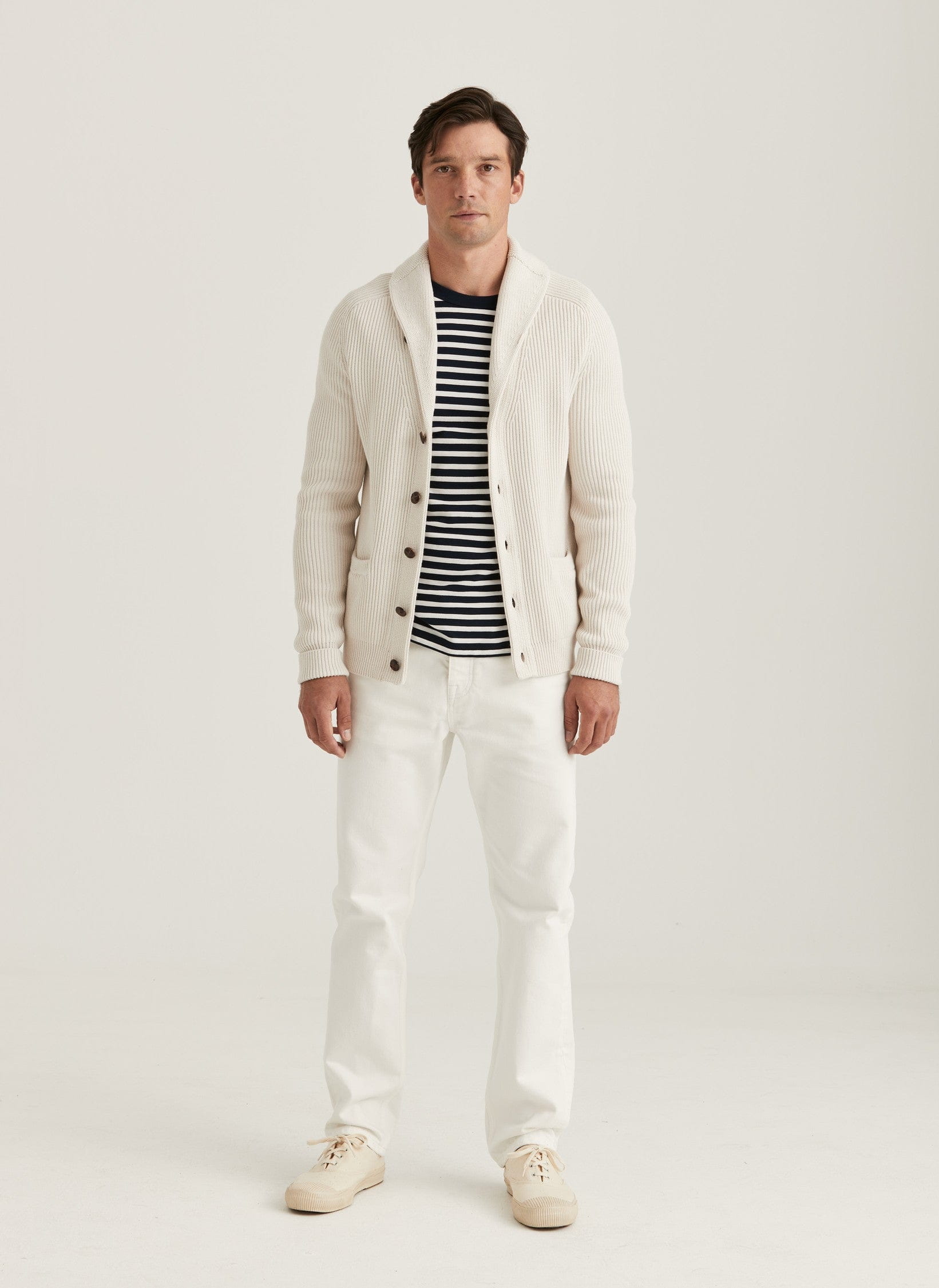 Morris Stockholm Genser Brayden Shawl Cardigan